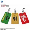 Custom Soft PVC Golf Bag Tags 2D 3D Logo with Carabiner