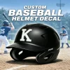 Factory 3D Decal PVC Baseball Helmet Custom 2D Stickers 3-7days Delivery Time