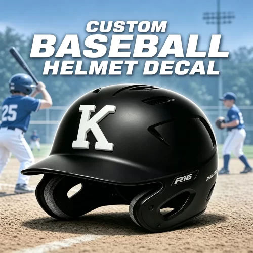 Factory-3D-Decal-PVC-Baseball-Helmet-Custom-2D-Stickers-3-7days-Delivery-Time HDSL048 -2 Factory 3D Decal PVC Baseball Helmet Custom 2D Stickers 3-7days Delivery Time