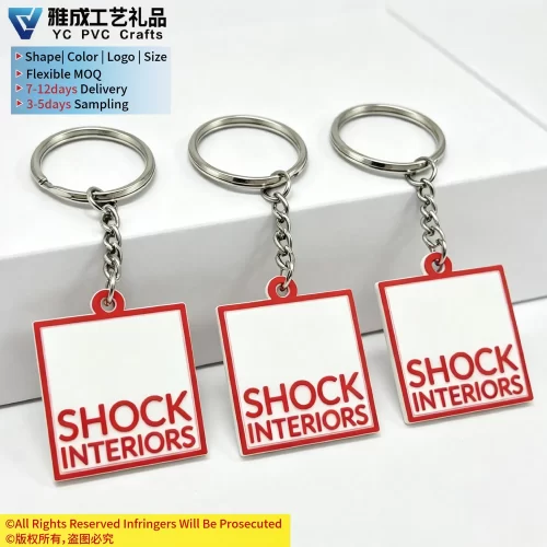 Factory-Custom-2D-Rubber-Keychain-Personalized-Logo-3D-Embossed-PVC-Key-Chain PK091 -3 Factory Custom 2D Rubber Keychain Personalized Logo 3D Embossed PVC Key Chain