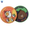 Factory Custom Rubber Coasters Logo PVC Silicone Cup Mat Coaster for Drink