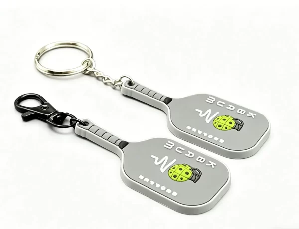 Factory-Custom-Rubber-Key-Chains-3D-Baseball-Volleyball-Football-Simulation-PVC-Keyrings 3PK011 -2 Factory Custom Rubber Key Chains 3D Baseball Volleyball Football Simulation PVC Keyrings
