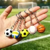 Factory-Custom-Rubber-Key-Chains-3D-Baseball-Volleyball-Football-Simulation-PVC-Keyrings 3PK011 -3 Factory Custom Rubber Key Chains 3D Baseball Volleyball Football Simulation PVC Keyrings