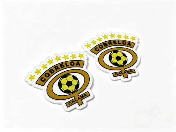Factory Custom Rubber Patch 3D Personalized Soccer Team Logo PVC Patches