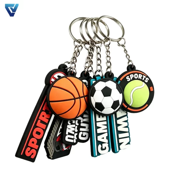 Factory Custom Soft Rubber Key Chain 2D 3D PVC Keychain for Promotion