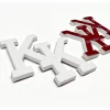 Manufacture Custom Iron on Decals 3D PVC Rubber Patches Silicone Patch
