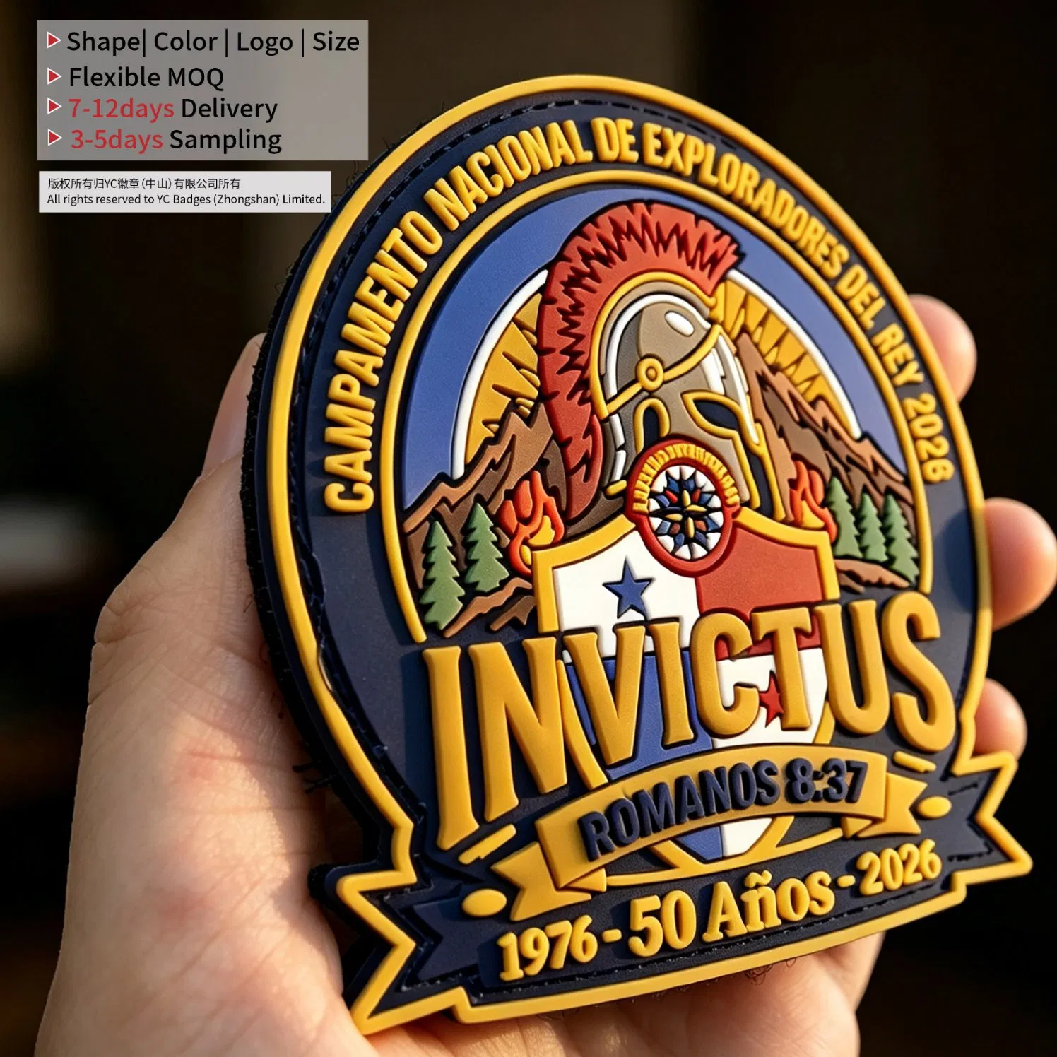 Manufacture Custom PVC Patch 2D 3D Personalized Logo Patches Rubber Label