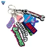 Custom 2D 3D Soft PVC Keyring Rubber Logo Personalized Keychain