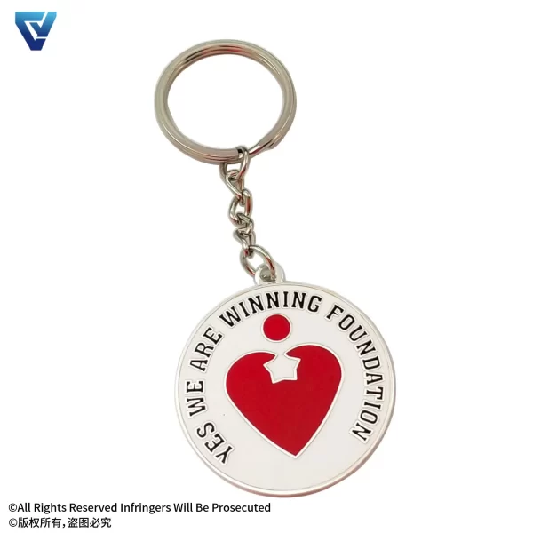Soft PVC Key Chain Custom Logo 2D 3D Embossed Rubber Keychain