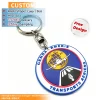 Soft PVC Key Chain Custom Logo 2D 3D Embossed Rubber Keychain