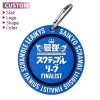 Soft Rubber Customized Luggage Tags 2D Embossed Logo PVC Luggag Tag