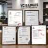 3-5 Working Days 3D Custom PVC Patch Rubber Label Patches for Clothes