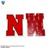 Custom 3D Batting Helmet Decals Letter PVC 3D Helmet Decal Rubber