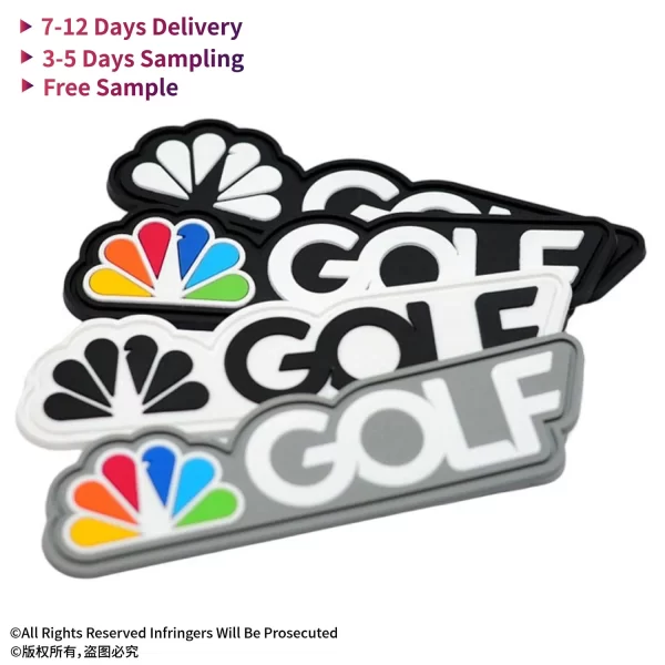 Custom Iron on Patches Rubber 2D 3D Raised Logo Soft PVC Patch