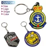 Factory Custom Soft PVC Keychain 3D Embossed Logo Rubber Key Chains