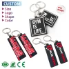 Factory Custom Soft PVC Keychain 3D Embossed Logo Rubber Key Chains