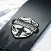 Factory Custom Soft PVC Rubber Snowboard Stomp Pad 3m Adhesive Backing