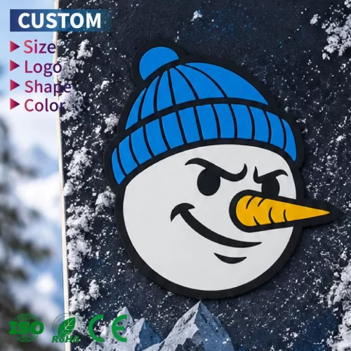 Factory Custom Soft PVC Rubber Snowboard Stomp Pad 3m Adhesive Backing