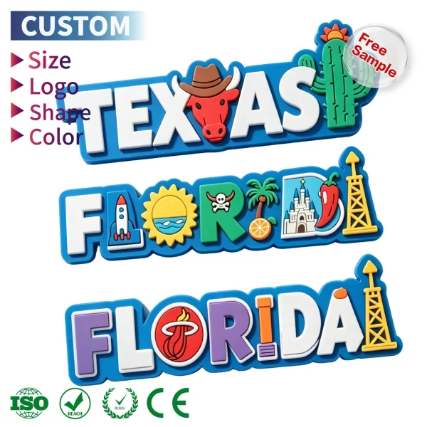 Manufacturers-Custom-PVC-Fridge-Magnet-2D-Logo-Fridge-Magnets-Rubber-3D-Souvenir FM075 Manufacturers Custom PVC Fridge Magnet 2D Logo Fridge Magnets Rubber 3D Souvenir