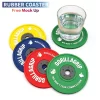 Silicone Rubber Coaster Embossed Logo PVC Drink Coasters Beer Mat